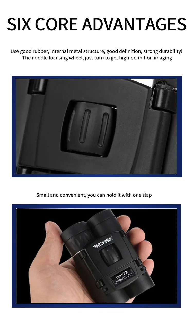 100x22 HD Powerful Binoculars 10X Magnification 13 100x22 HD Powerful Binoculars 10X Magnification - Image 13