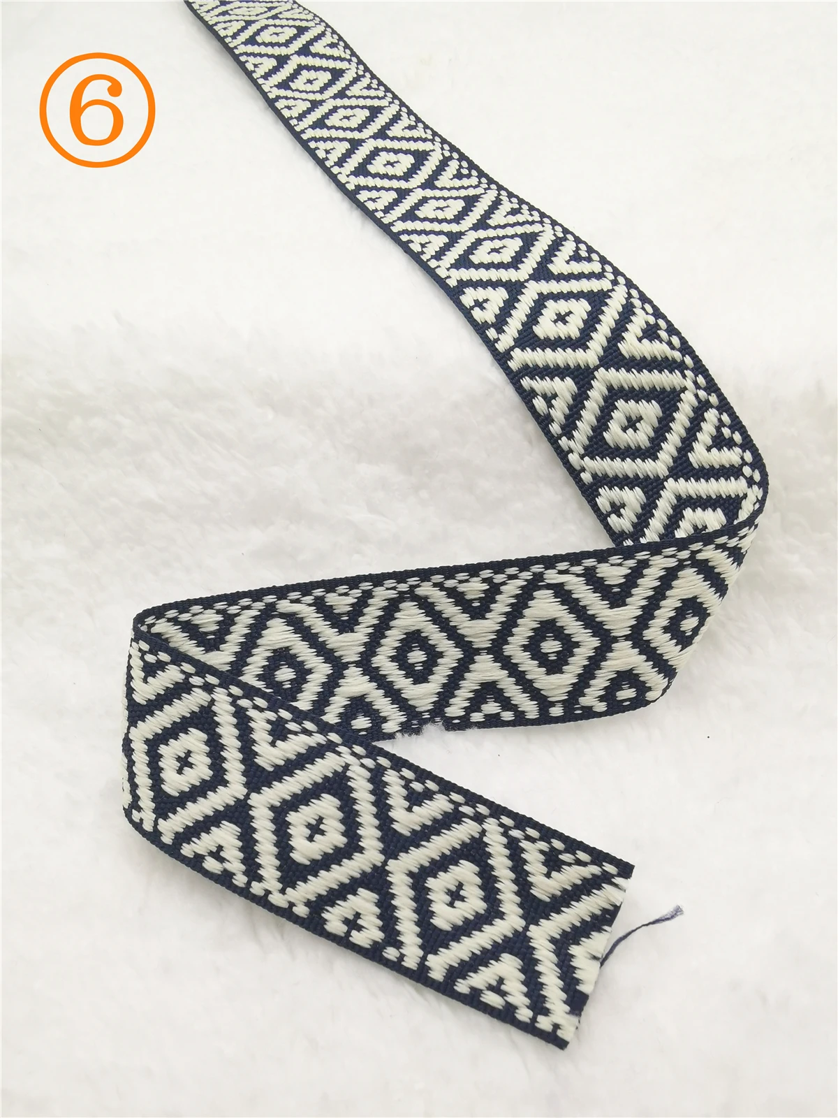 1 Inch Geometric Jacquard Ribbon 5 Yards Roll 9 1 Inch Geometric Jacquard Ribbon 5 Yards Roll - Image 9