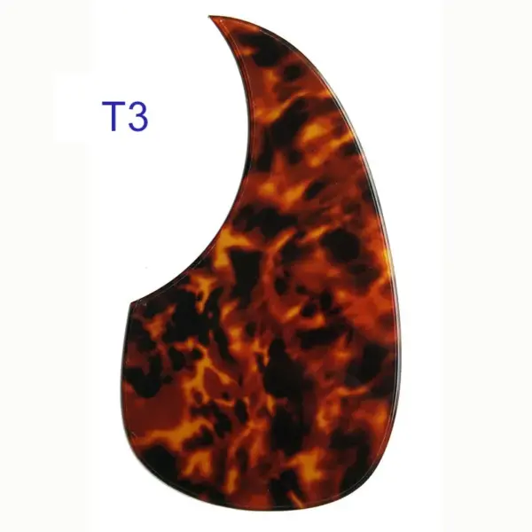 Custom Acoustic Guitar Pickguard Teardrop Shape - Image 8
