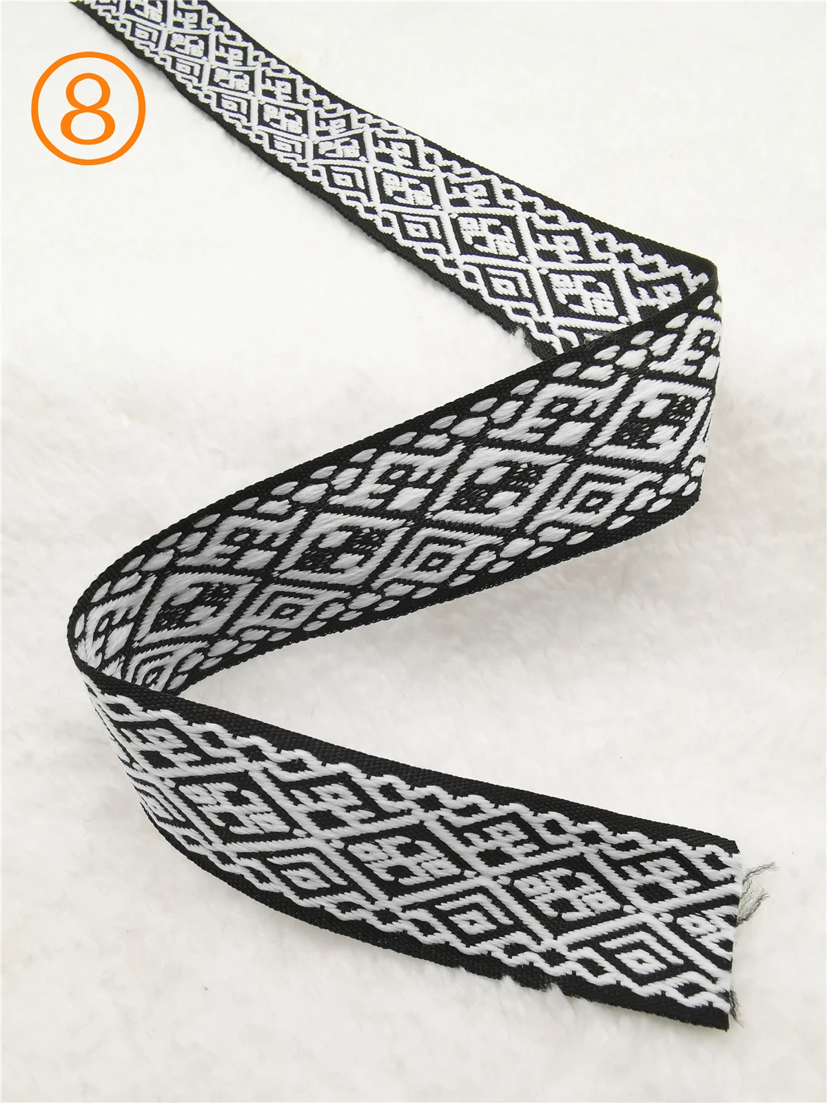 1 Inch Geometric Jacquard Ribbon 5 Yards Roll 22 1 Inch Geometric Jacquard Ribbon 5 Yards Roll - Image 22