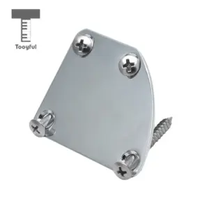 Chrome Electric Guitar Neck Plate for Strat Tele 10 HTB10nK5uuGSBuNjSspbq6AiipXaX