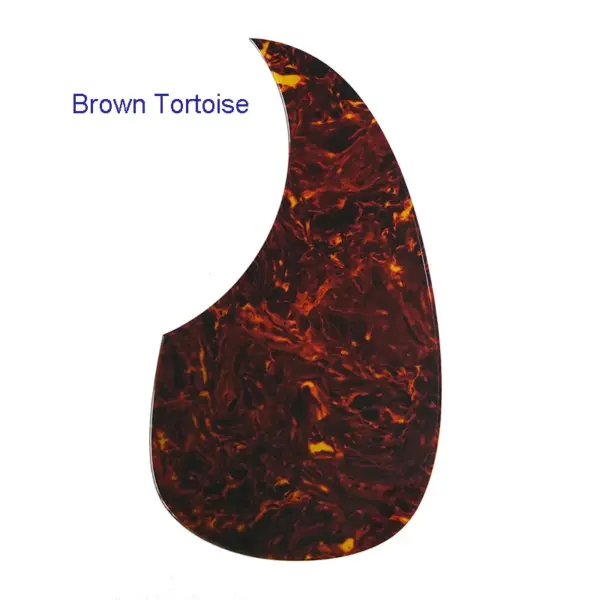 Custom Acoustic Guitar Pickguard Teardrop Shape - Image 2