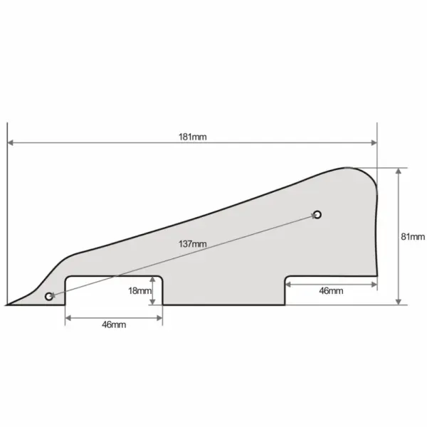 FLEOR LP Style Guitar Pickguard with Bracket - Image 5