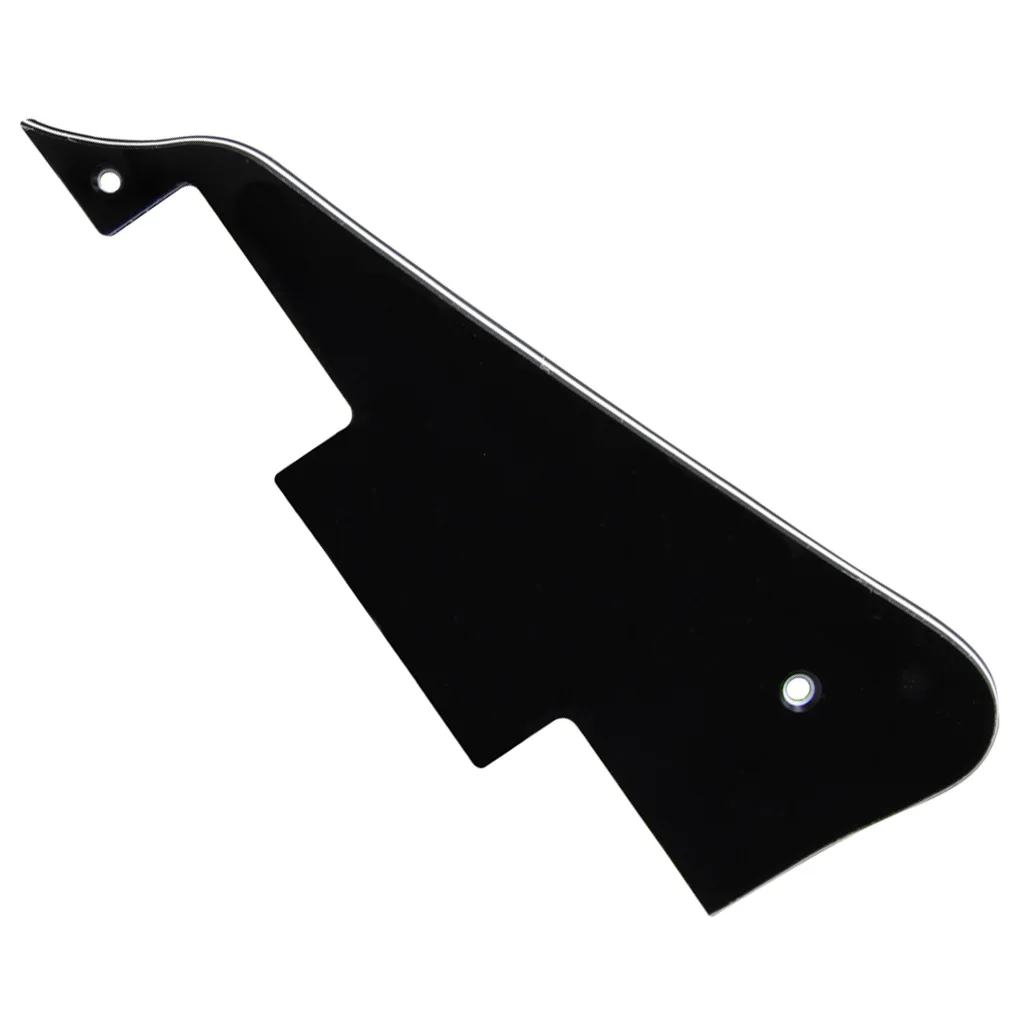 Black LP Pickguard with Metal Bracket 4 Black LP Pickguard with Metal Bracket - Image 4