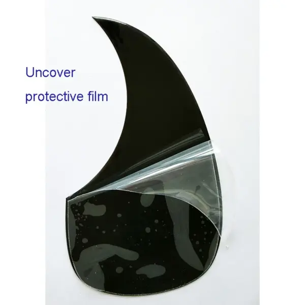 Custom Acoustic Guitar Pickguard Teardrop Shape - Image 4