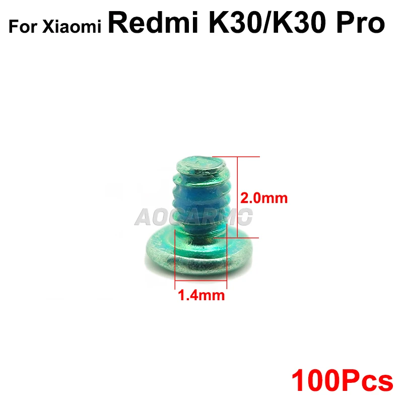 100Pcs Screws for Xiaomi Redmi K30/K30 Pro 8 100Pcs Screws for Xiaomi Redmi K30/K30 Pro - Image 8