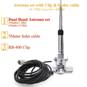 Nagoya NL-770R Dual Band Mobile Antenna 15 Ha6b564ebb5c54feb941876edcd85f5a3W