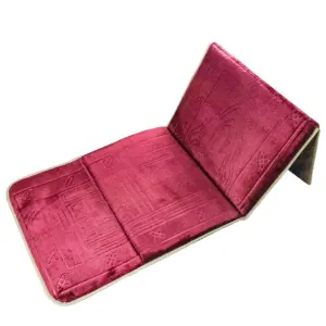 Foldable Muslim Prayer Mat with Backrest Support 18 Haad6cceb5b0a4989a6bf48dc462b054dh