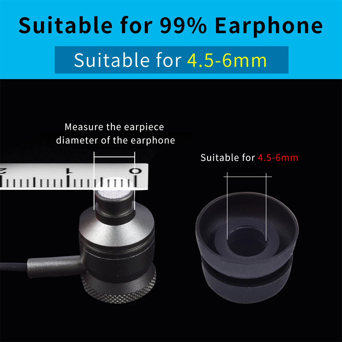 6Pcs Silicone Ear Tips for JBL Headphones 5 6Pcs Silicone Ear Tips for JBL Headphones - Image 5