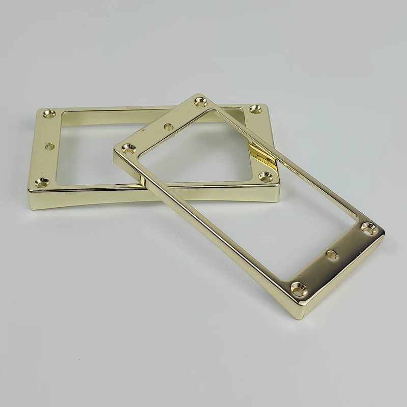 Curved Bottom Metal Humbucker Pickup Rings 5 Curved Bottom Metal Humbucker Pickup Rings - Image 5