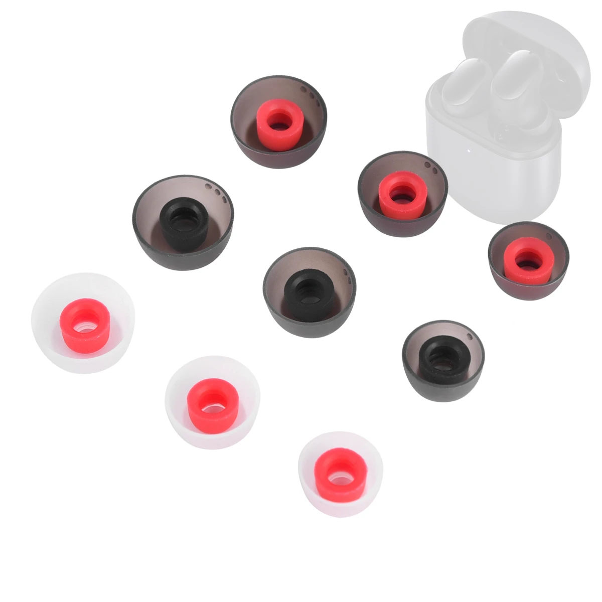 Set of 6 Silicone Ear Tips for In-Ear Headphones 3 Set of 6 Silicone Ear Tips for In-Ear Headphones - Image 3