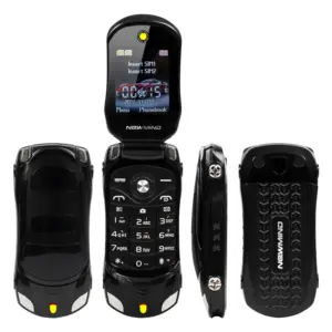Mini Car Shape Flip Phone with Dual SIM 20 Hc3993a6b3f6b45f79076b659e37cac597
