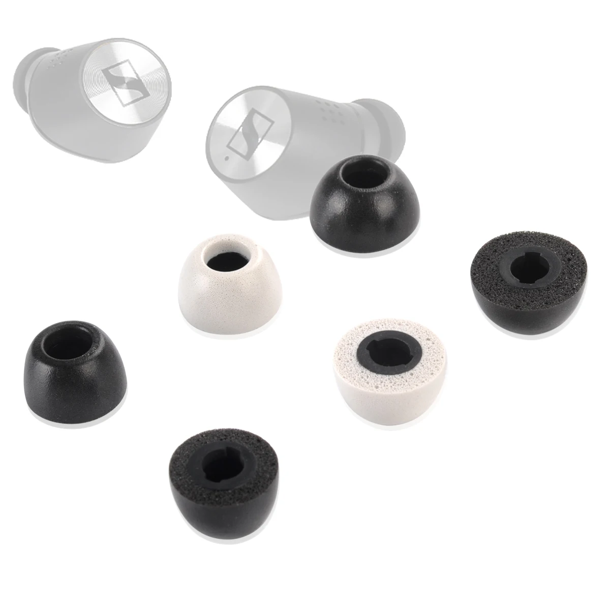 Memory Foam Ear Tips for Sennheiser Earbuds 2 Memory Foam Ear Tips for Sennheiser Earbuds - Image 2