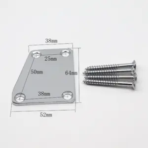 Electric Guitar Neck Plate for ST, TL, Jazz Bass 14 Hd5d135d680544d7bb532196e7da09d52B