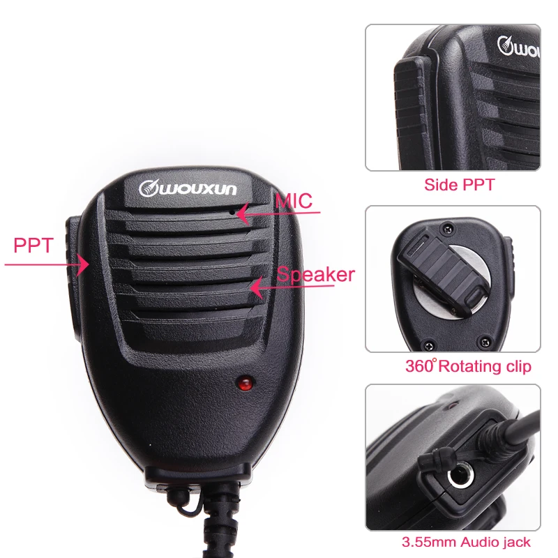 Wouxun -26 Speaker Microphone for Two-Way Radios 2 Wouxun -26 Speaker Microphone for Two-Way Radios - Image 2