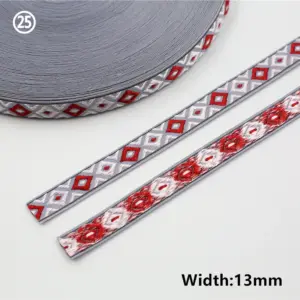 Vibrant Geometric Rhombus Jacquard Ribbon 5 Yards 73 Heffe7afb214a49bd8e70000be9397c9er