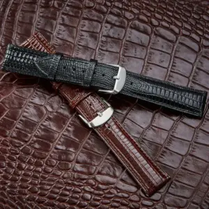 Lizard Texture Leather Watchband with Pin Buckle 11 Hf11df3122ecd49459e80b9db240653c3d