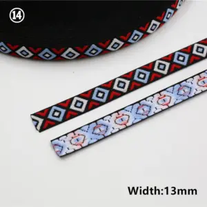 Vibrant Geometric Rhombus Jacquard Ribbon 5 Yards 52 Hfeea783cf9c1472db2684167e560ff52v