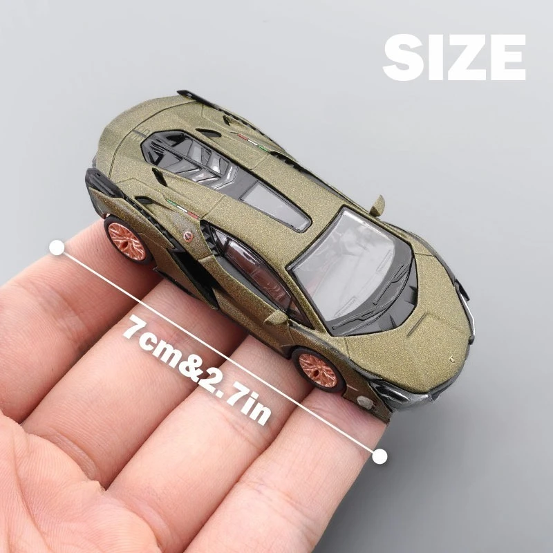 Lamborghini Sian FKP 37 Diecast Model 1/64 Scale 2 Lamborghini Sian FKP 37 Diecast Model 1/64 Scale - Image 2