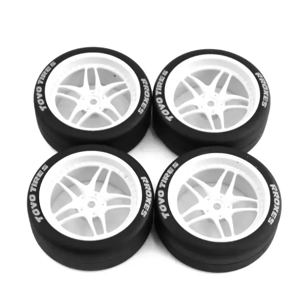 4pcs Drift Car Tires and Wheels for 1/10 RC - Image 4