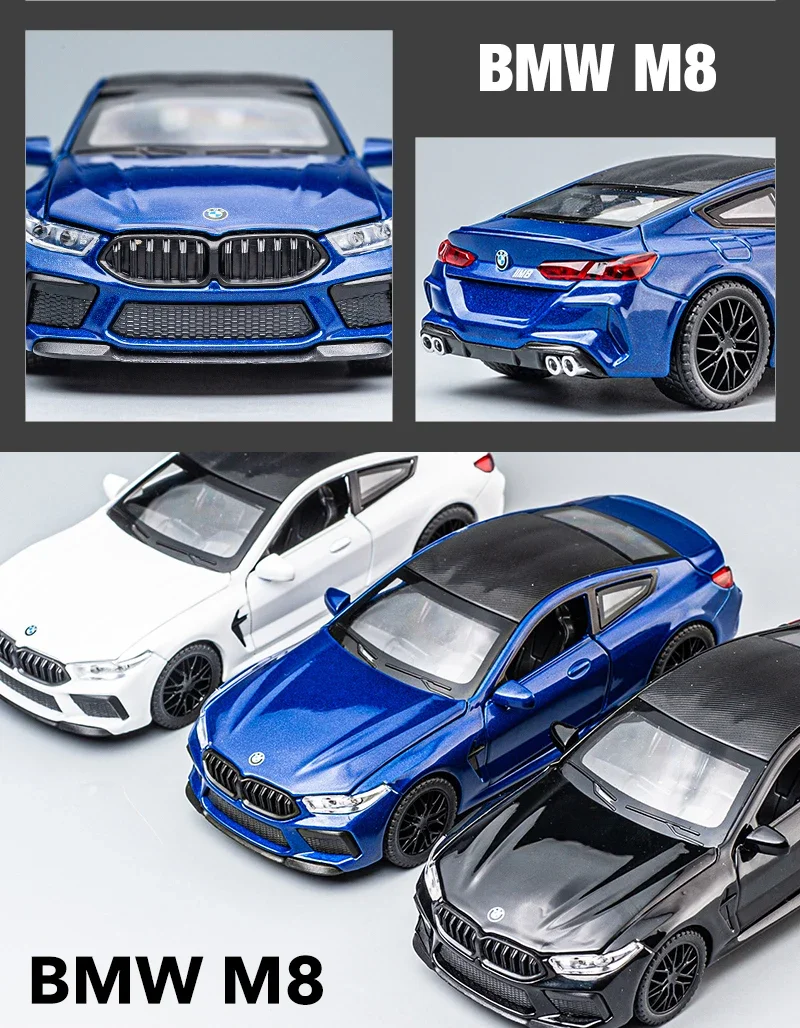 1:32 Scale BMW M8 Diecast Model Car 6 1:32 Scale BMW M8 Diecast Model Car - Image 6