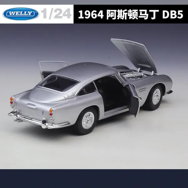 WELLY 1:24 Aston Martin DB5 Diecast Model - Image 5