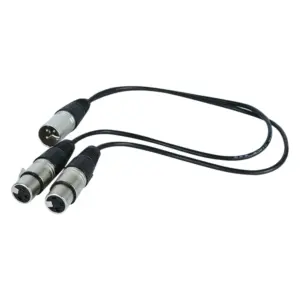 3-Pin XLR Male to 2-Female Splitter Cable 6 S0199b09bcacc4147b149f69586d32c92P