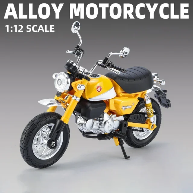 1:12 Honda Monkey 125 Die-Cast Motorcycle Model 7 1:12 Honda Monkey 125 Die-Cast Motorcycle Model - Image 7