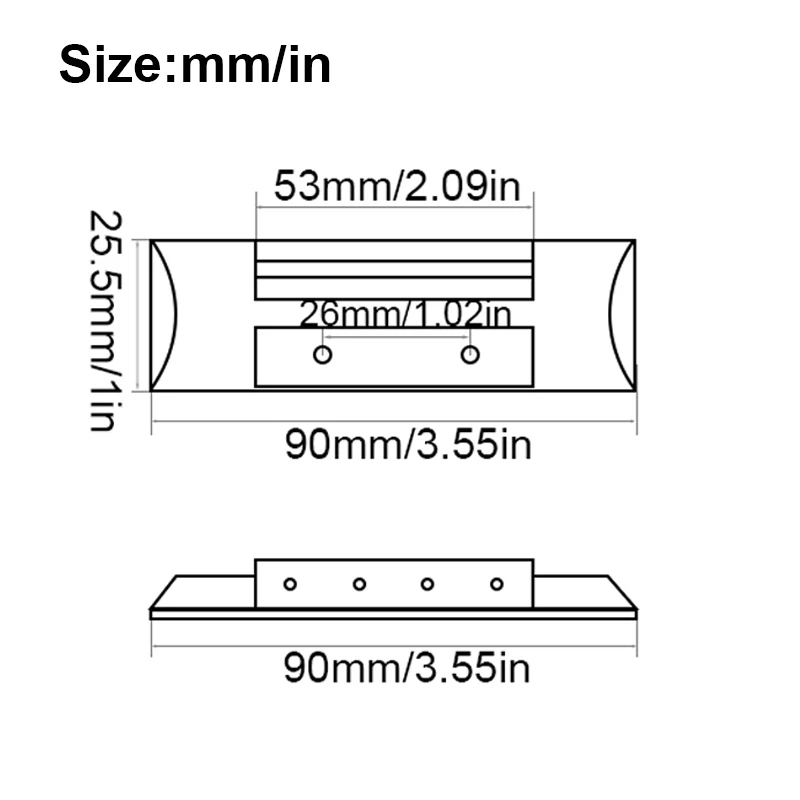 Rosewood Bridge for 4-String Ukuleles 6 Rosewood Bridge for 4-String Ukuleles - Image 6
