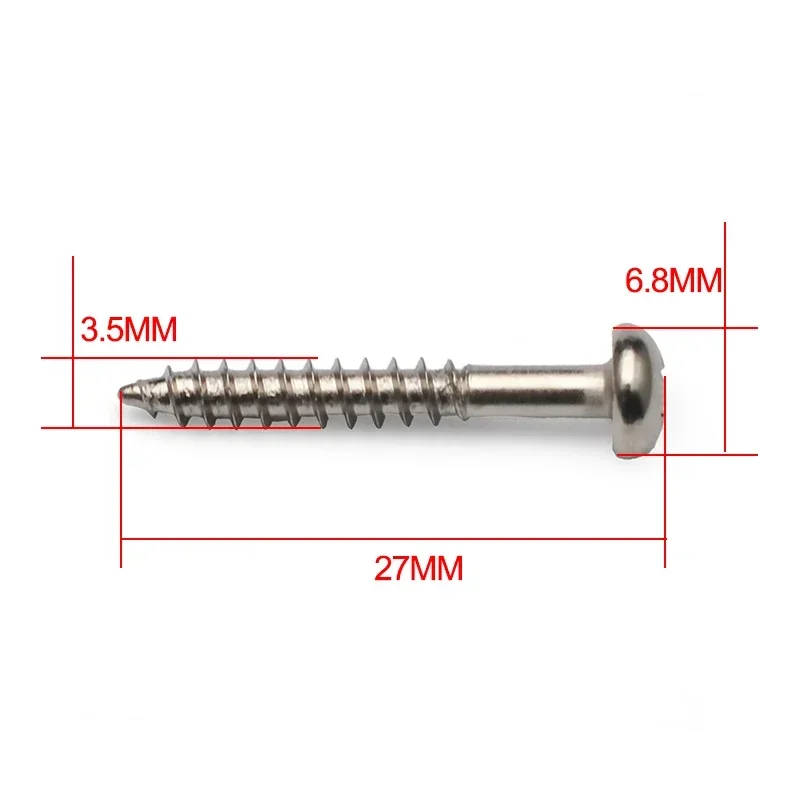 50Pcs Guitar Screw Set for Bridge and Strap 2 50Pcs Guitar Screw Set for Bridge and Strap - Image 2