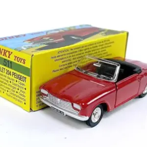 Dinky Toys 1:43 Cabriolet 204 Peugeot Model 7 S02a4259e9e67476c84ad813835a9bdb9E