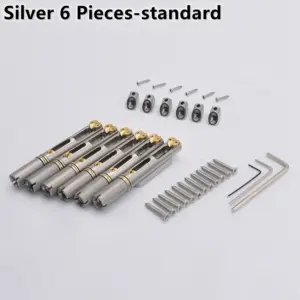 Steel Bridges for Fanned Fret Guitars 25 S03301aaacbb945eaa8cc1a173686d526L