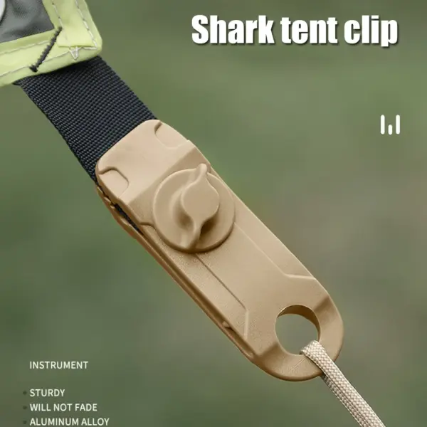 10 Pack Camping Tent Shark Clips for Secure Setup - Image 3
