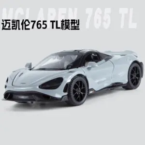 1:32 McLaren 765LT Diecast Model Car Gray 15 S0467687214d84ef4869d8eaae4181b91l