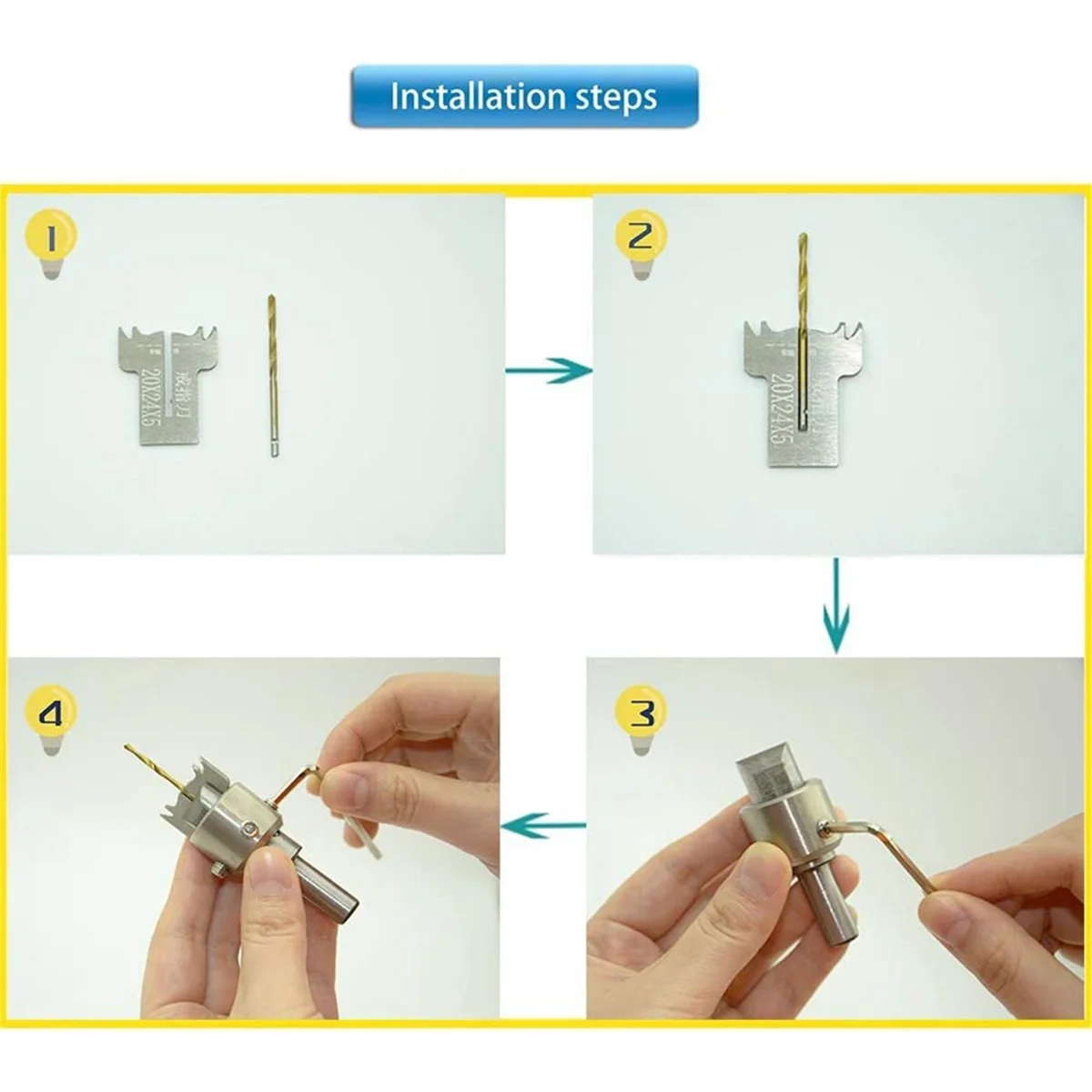 30-Piece Ring Drill Bit Set 16-21mm 4 30-Piece Ring Drill Bit Set 16-21mm - Image 4