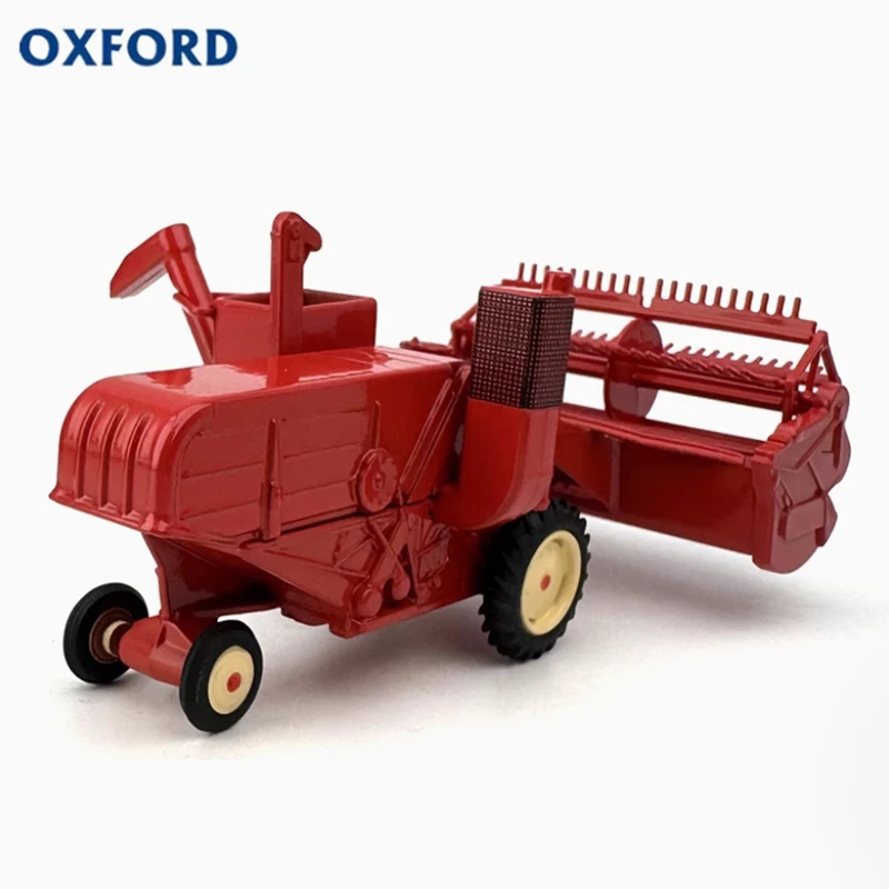 OXFORD 1:76 Scale Red Diecast Farm Harvester 3 OXFORD 1:76 Scale Red Diecast Farm Harvester - Image 3