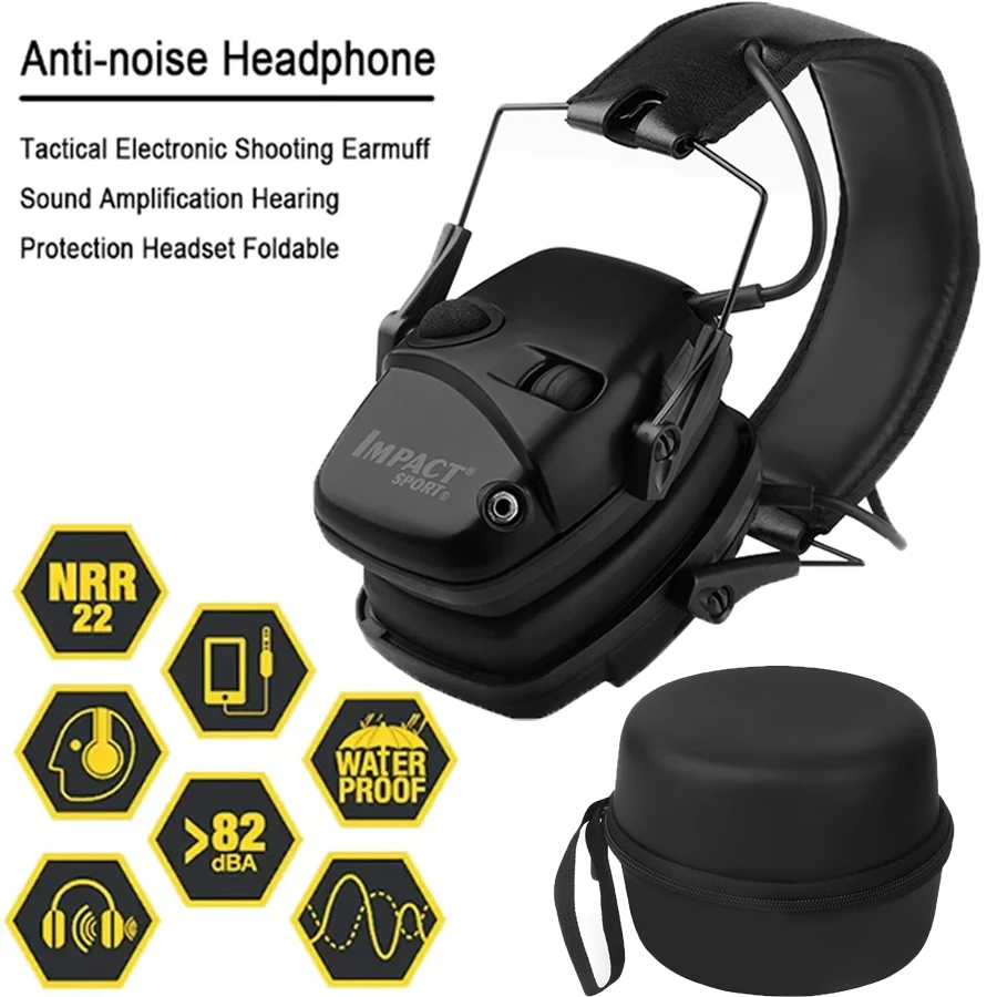 Tactical Electronic Hearing Protection Headset 2 Tactical Electronic Hearing Protection Headset - Image 2