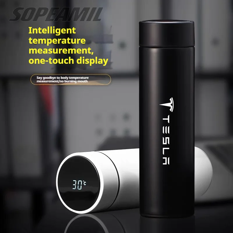 Tesla Thermos Mug with Temperature Display 5 Tesla Thermos Mug with Temperature Display - Image 5
