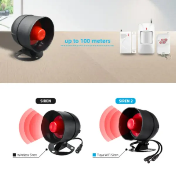 Tuya WiFi Smart Siren Alarm 110dB Waterproof - Image 4