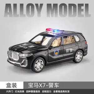 1:24 BMW X7 Police Car Diecast Model 14 S05e58b7f4d0c4ef89b7fce264f355cf2g