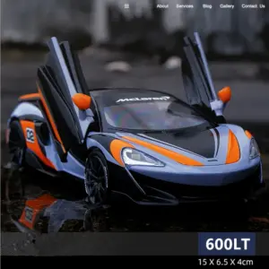 1:32 McLaren 600LT Diecast Model Car Orange 20 S0606de6f793c487095ceff2bb2e0dc83J 2
