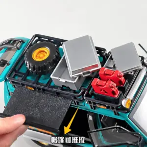 1:24 Mitsubishi Delica Diecast Model in Turquoise 12 S0628c1617ec740a6a4feb17b3c10959dx