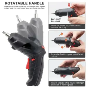 3.6V 1800mAh Cordless Electric Screwdriver Set 10 S065755abbab741e6b6914c5fc77474f1B