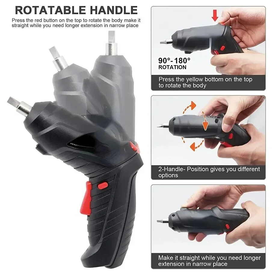 3.6V 1800mAh Cordless Electric Screwdriver Set 3 3.6V 1800mAh Cordless Electric Screwdriver Set - Image 3