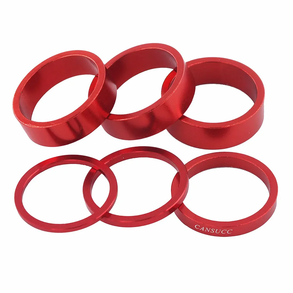 Aluminum Bike Headset Washer Set - 6 Pieces 9 Aluminum Bike Headset Washer Set - 6 Pieces - Image 9