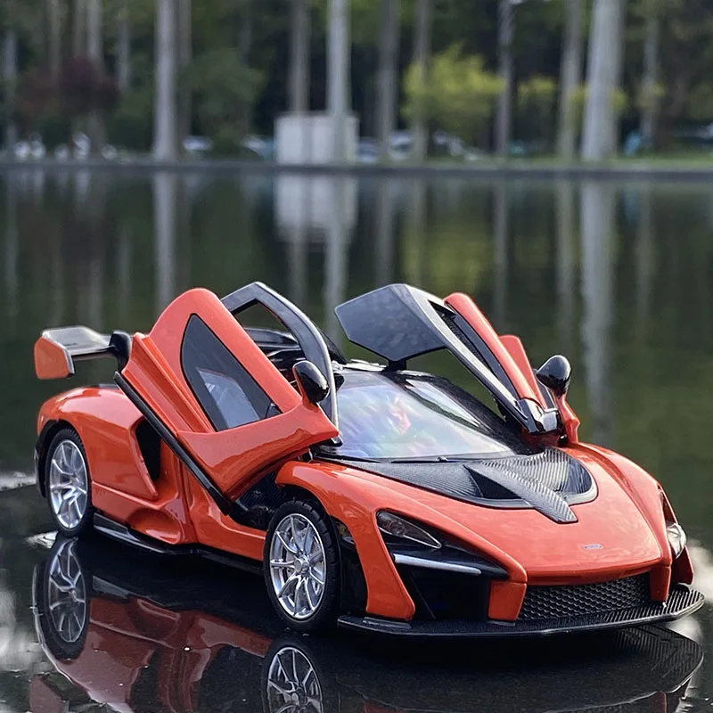 1:32 McLaren Senna Diecast Model Car Blue 7 1:32 McLaren Senna Diecast Model Car Blue - Image 7