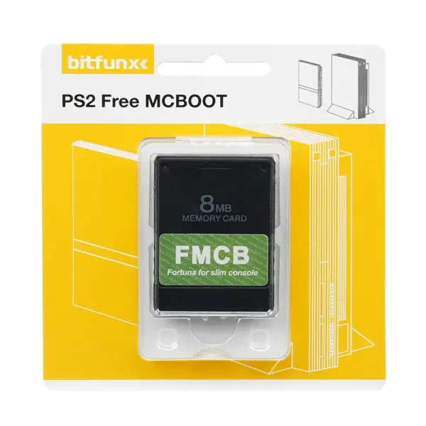 Bitfunx Fortuna 8MB 16MB 32MB 64MB Memory Cards for PS2 Slim - Image 8