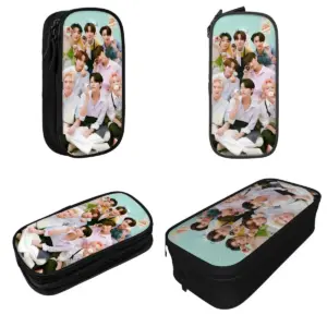 Kpop Star Singer Idol Pencil Case Black/Pink/Blue 10 S075ff8f552a54b46a176c60828d236faO