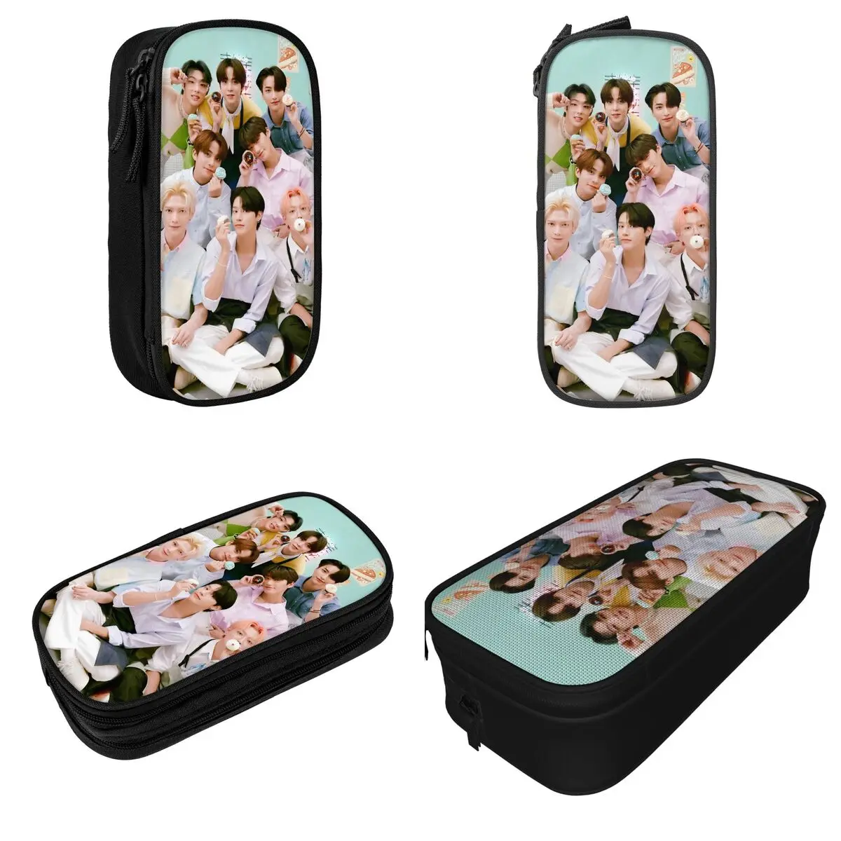 Kpop Star Singer Idol Pencil Case Black/Pink/Blue 2 Kpop Star Singer Idol Pencil Case Black/Pink/Blue - Image 2