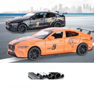 1:32 Scale Black Jaguar Sports Car Model 14 S076361ad2ddd4e0f9ab4ee2c0d33aadaY
